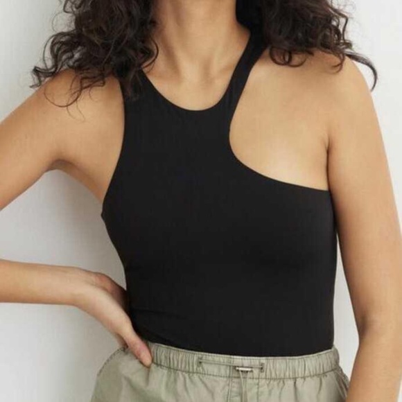 High neck asymmetric Bodysuit - Picture 3 of 5